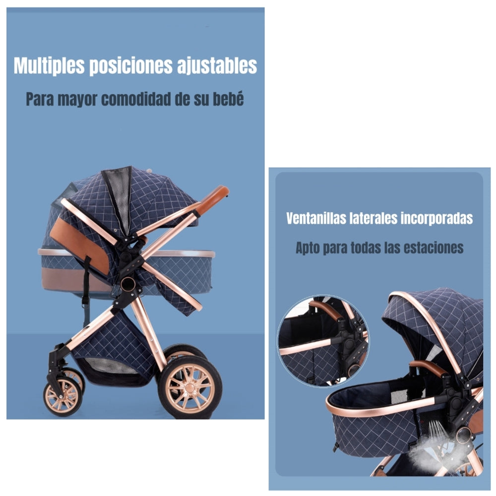 Coche Cuna Multifuncional Con Accesorios Cross LuBabycas