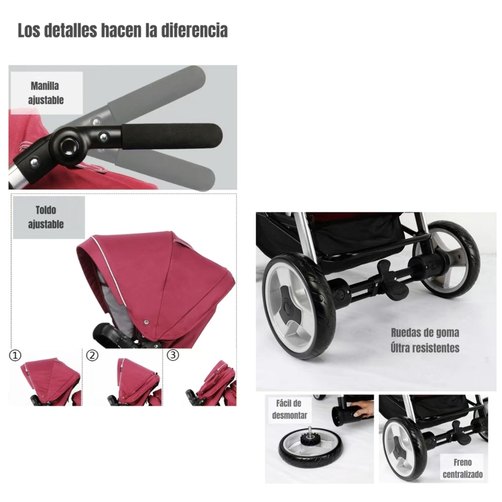 Coche Doble Dupe LuBabycas