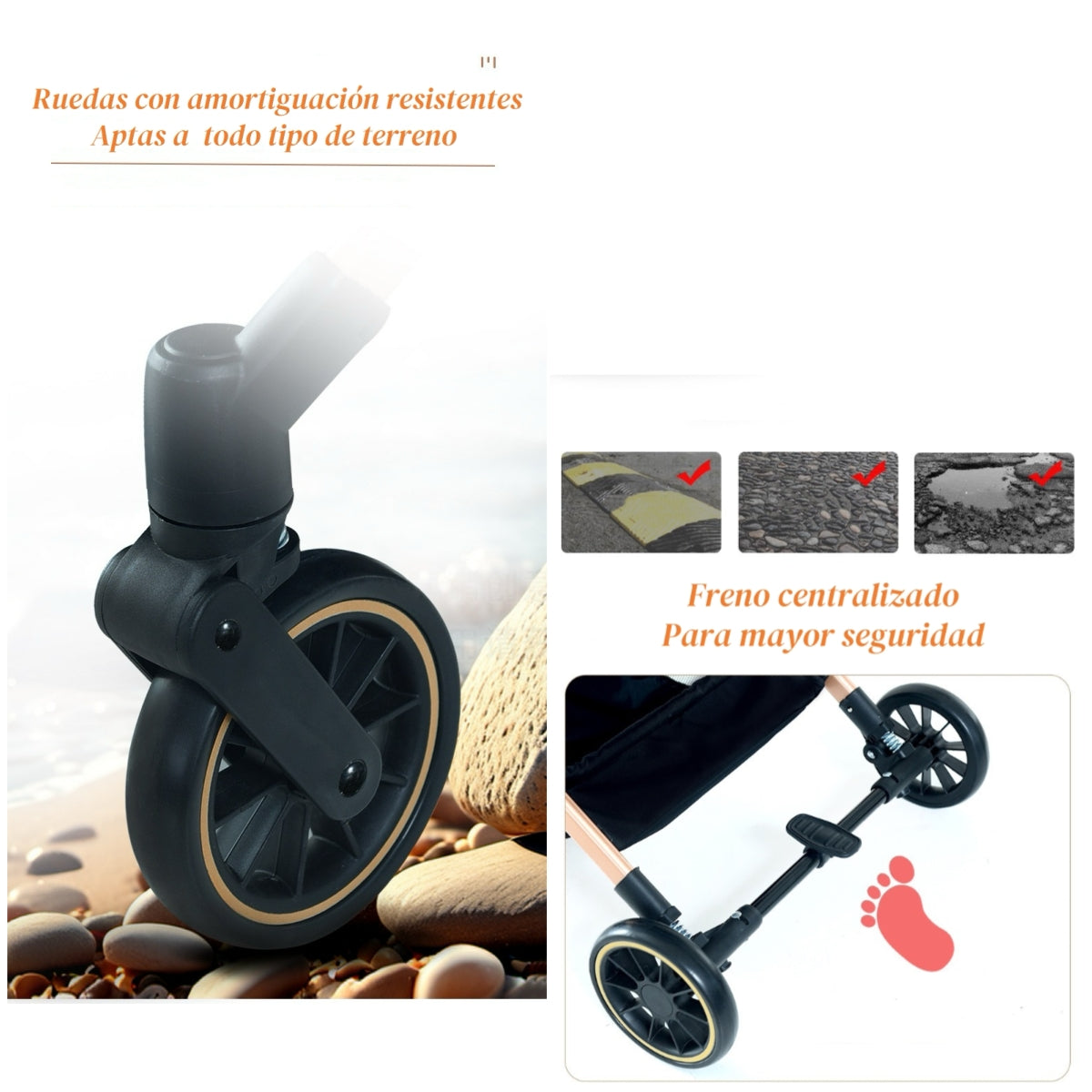 Coche Para Mascotas Premium 2 En 1 C106 LuBabycas