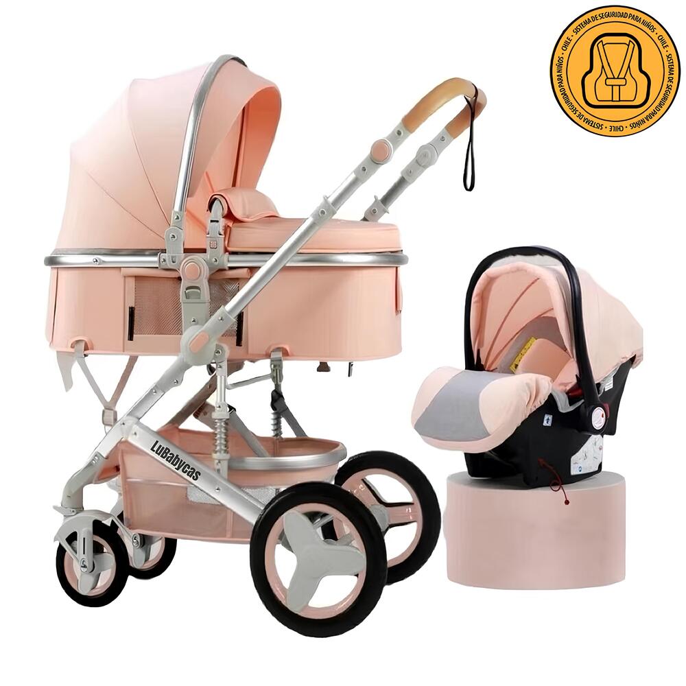 Coche Travel System Con Accesorios Luxury LuBabycas