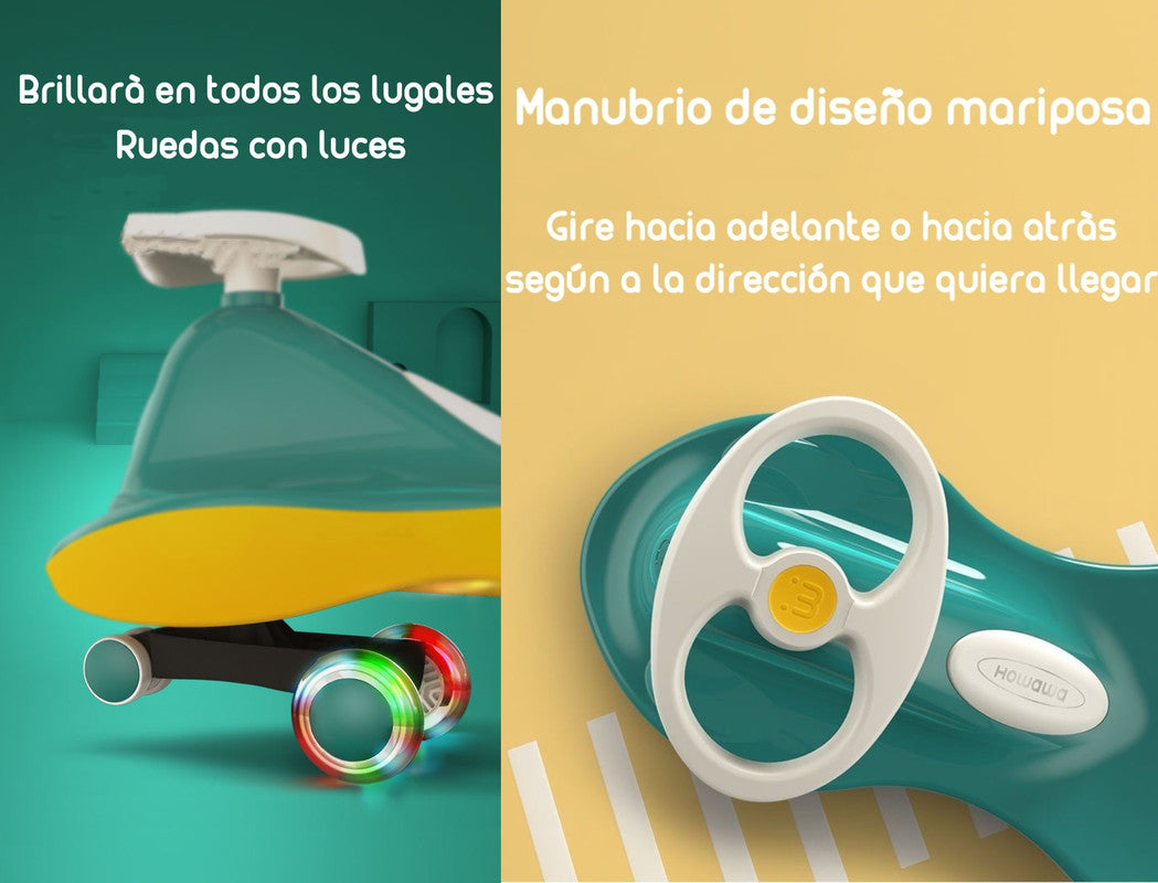 Andador Correpasillo Swing Car Andador Gris By Lubabycas