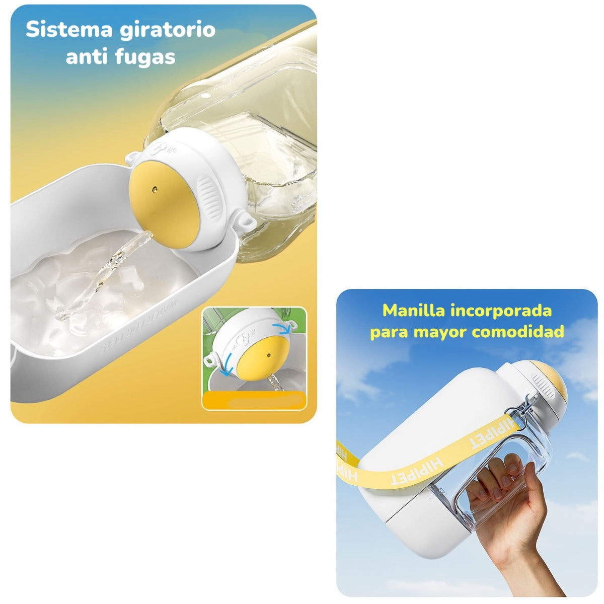 Botella De Agua Para Mascotas 3 En 1 By LuBabycas