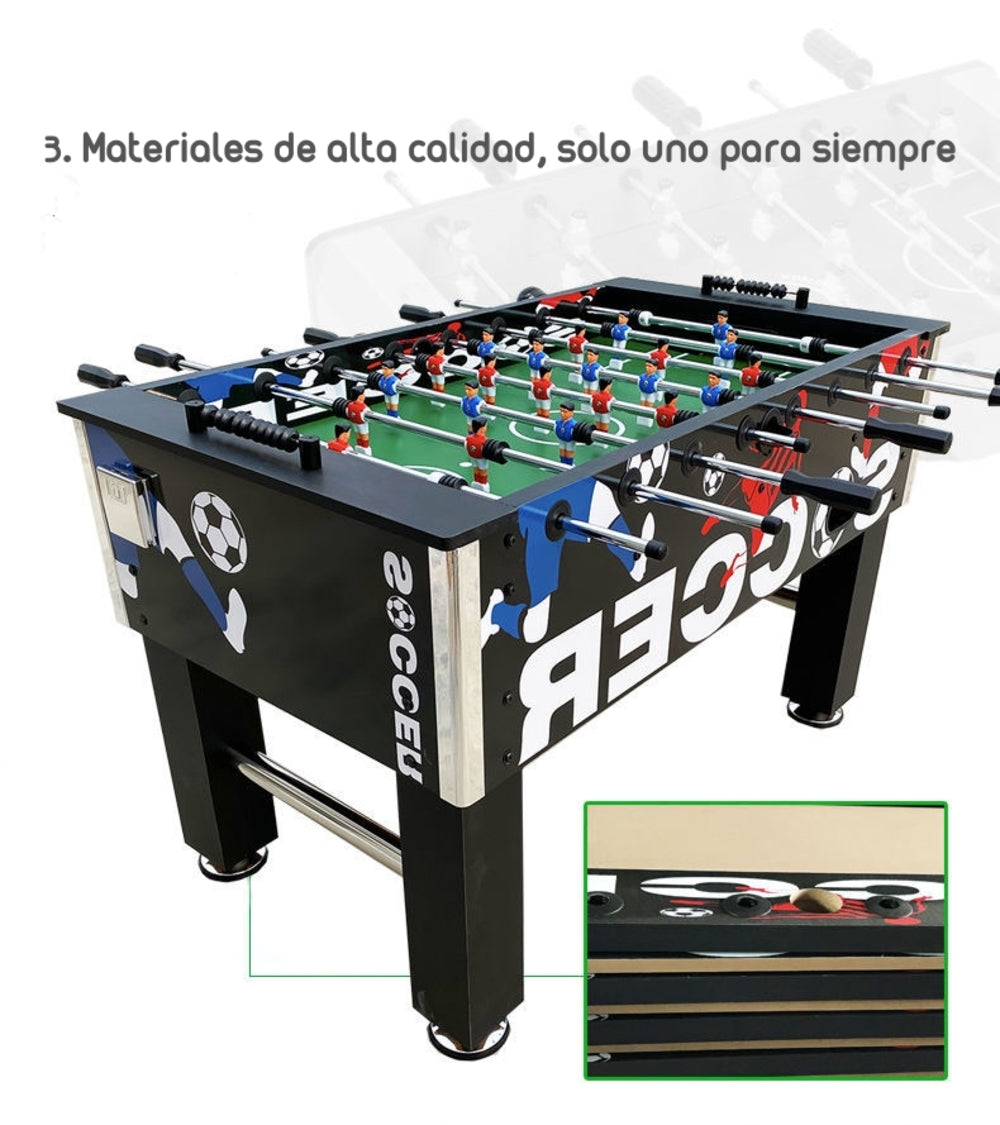 Taca Taca De Fútbol Madera 140*76cm Premium By Lubabycas