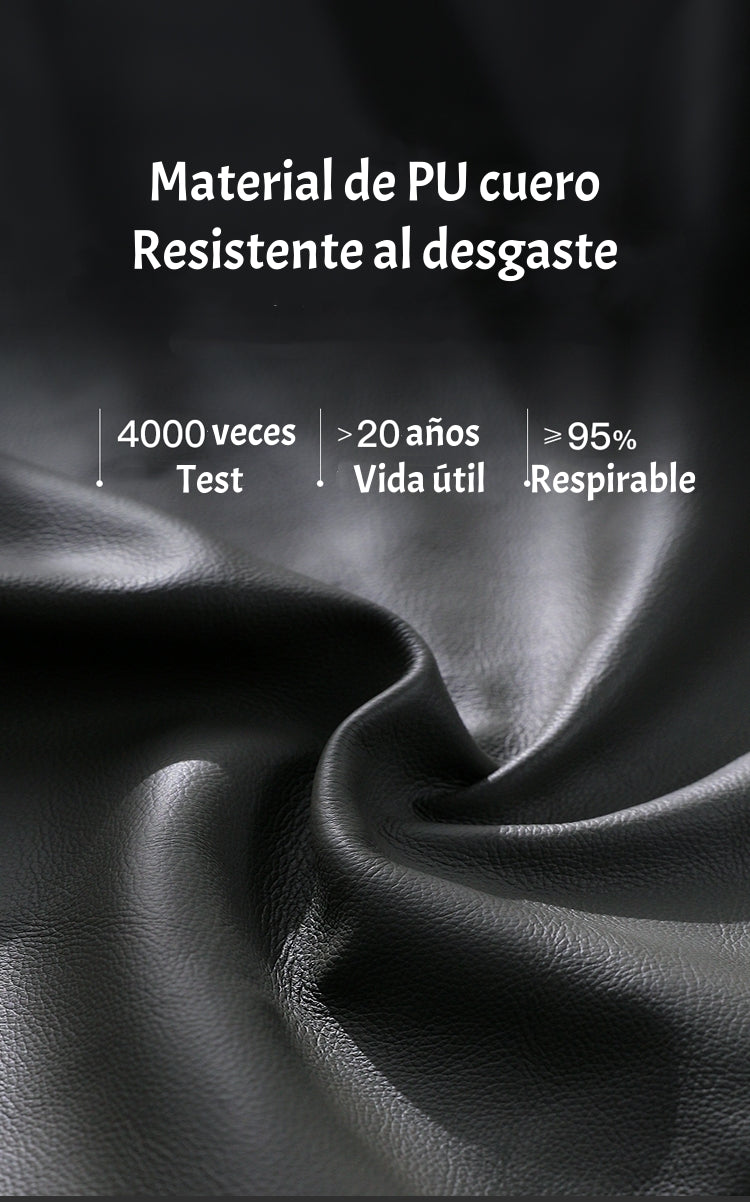 Pack 2 Sillas Piso Bar Negra Altura Regulable Ecocuero YC069