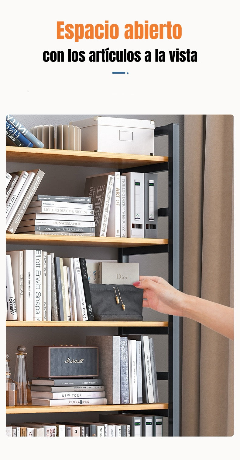 Estantes Librero Repisas De 6 Niveles 174cm Anton