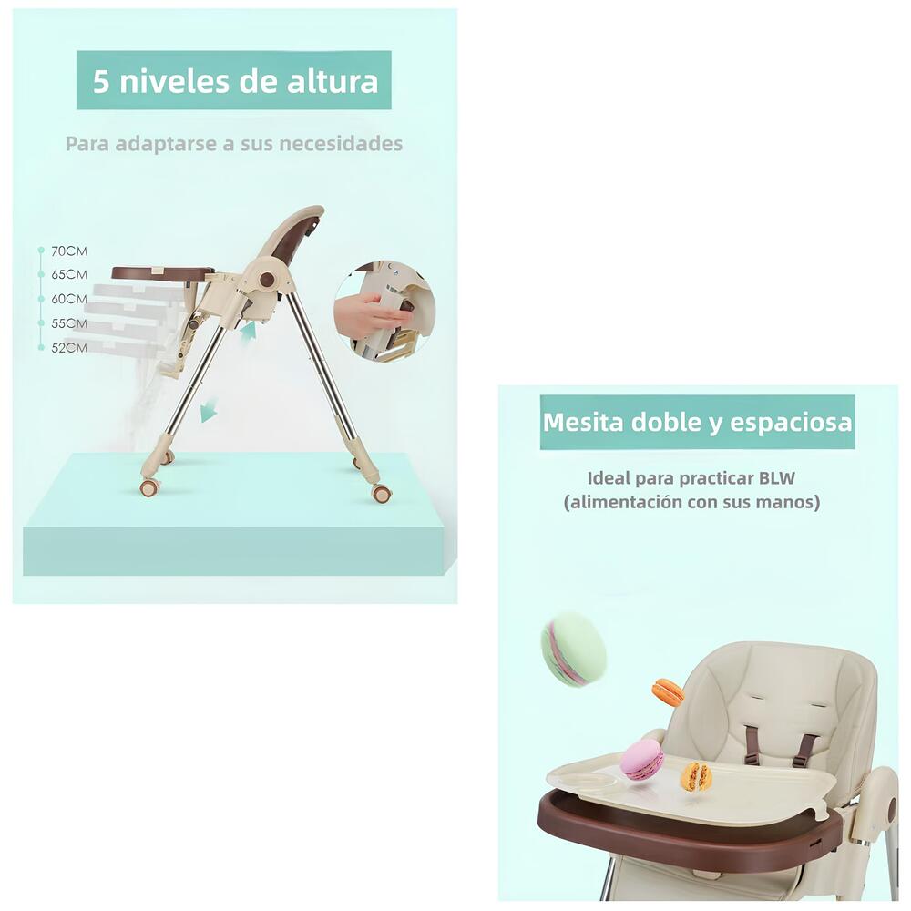 Silla De Comer Evolución Plegable LuBabycas