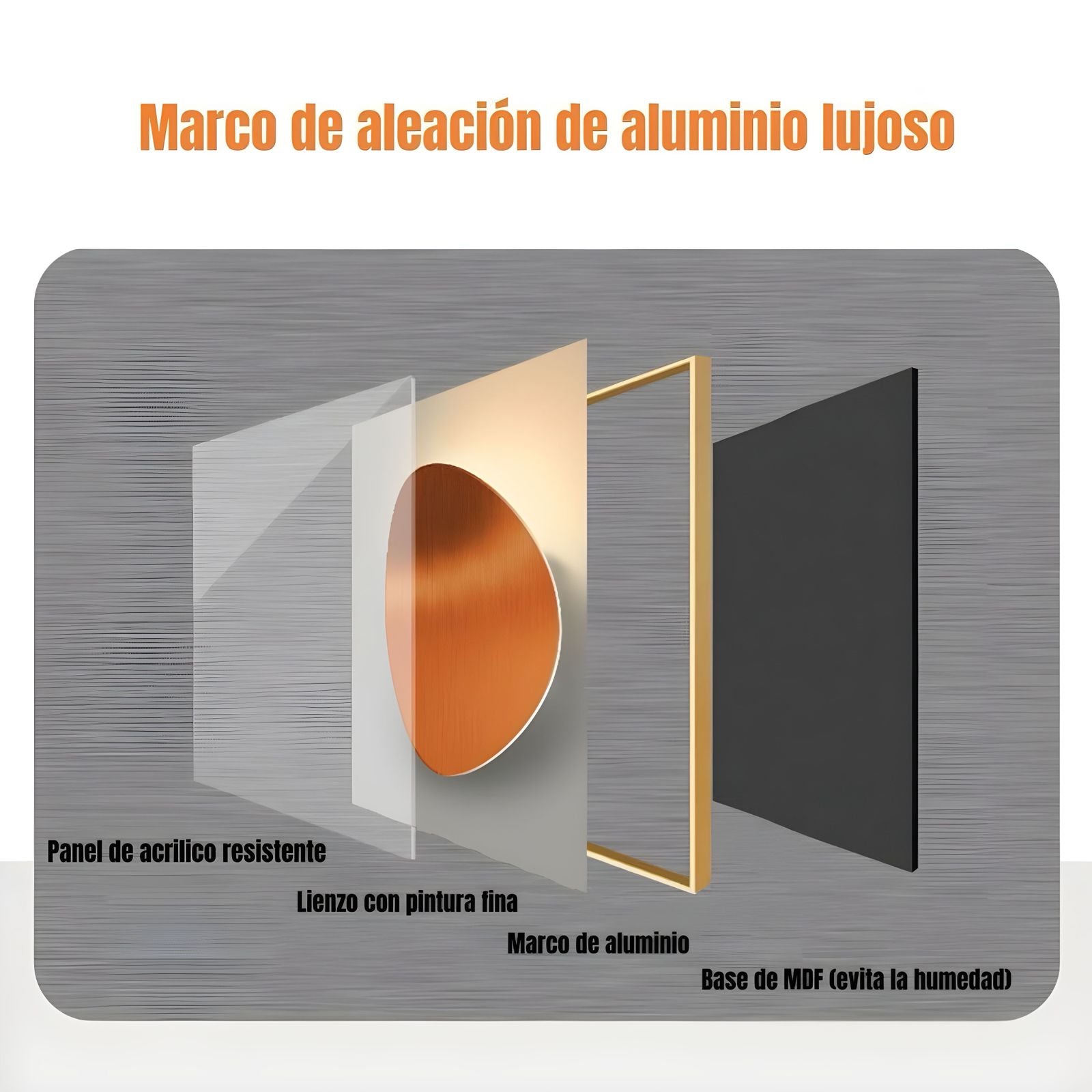 Set 3 Cuadros Decorativos Marcos de Aluminio By LuBabycas