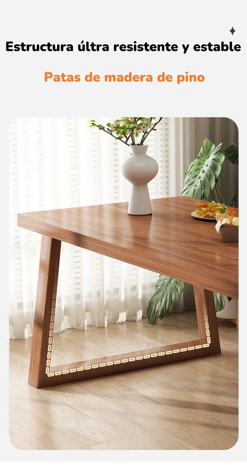 Comedor De Madera West 140/160/180cm By LuBabycas