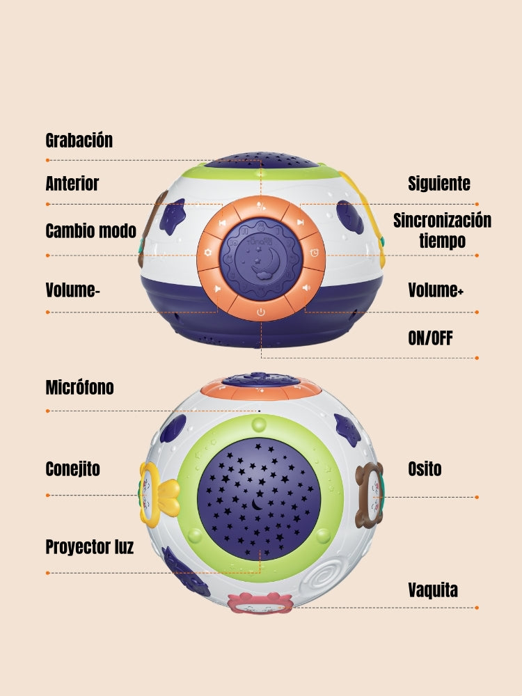 Proyector Inteligente Lámpara Luz Melodía Espanta Cuco TM168
