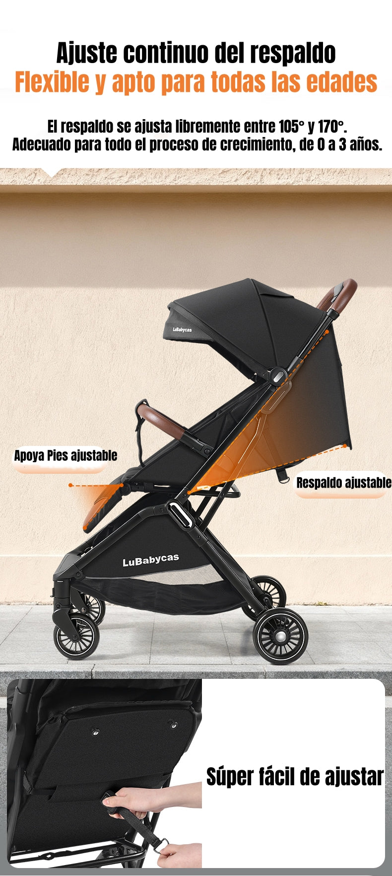 Coche De Paseo Aluminio 0-3 Años Find LuBabycas
