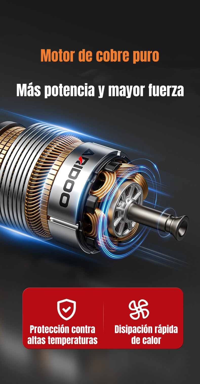 Sopladora Aspiradora Inalámbrica 2 Baterías 21V C01