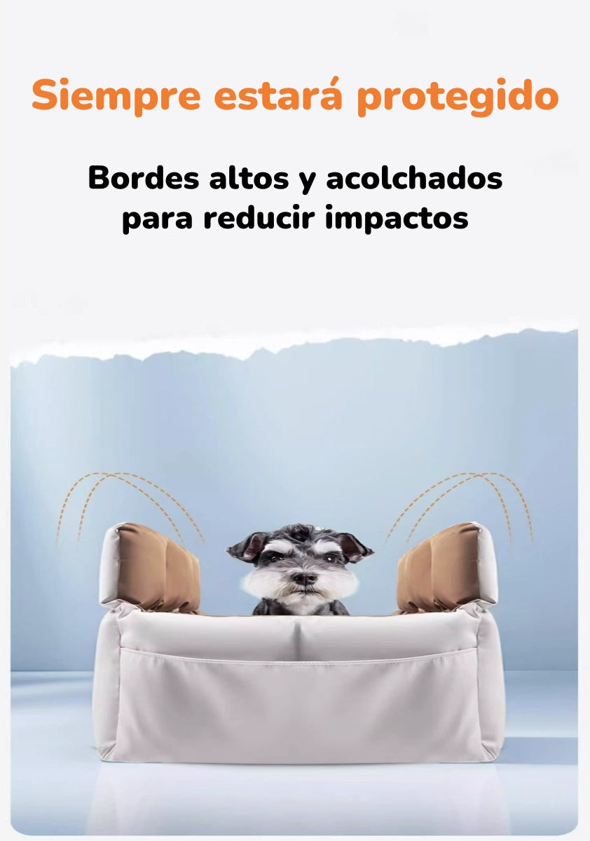 Bolso De Asiento Portatil Transportador 3 En 1 Mascota Auto