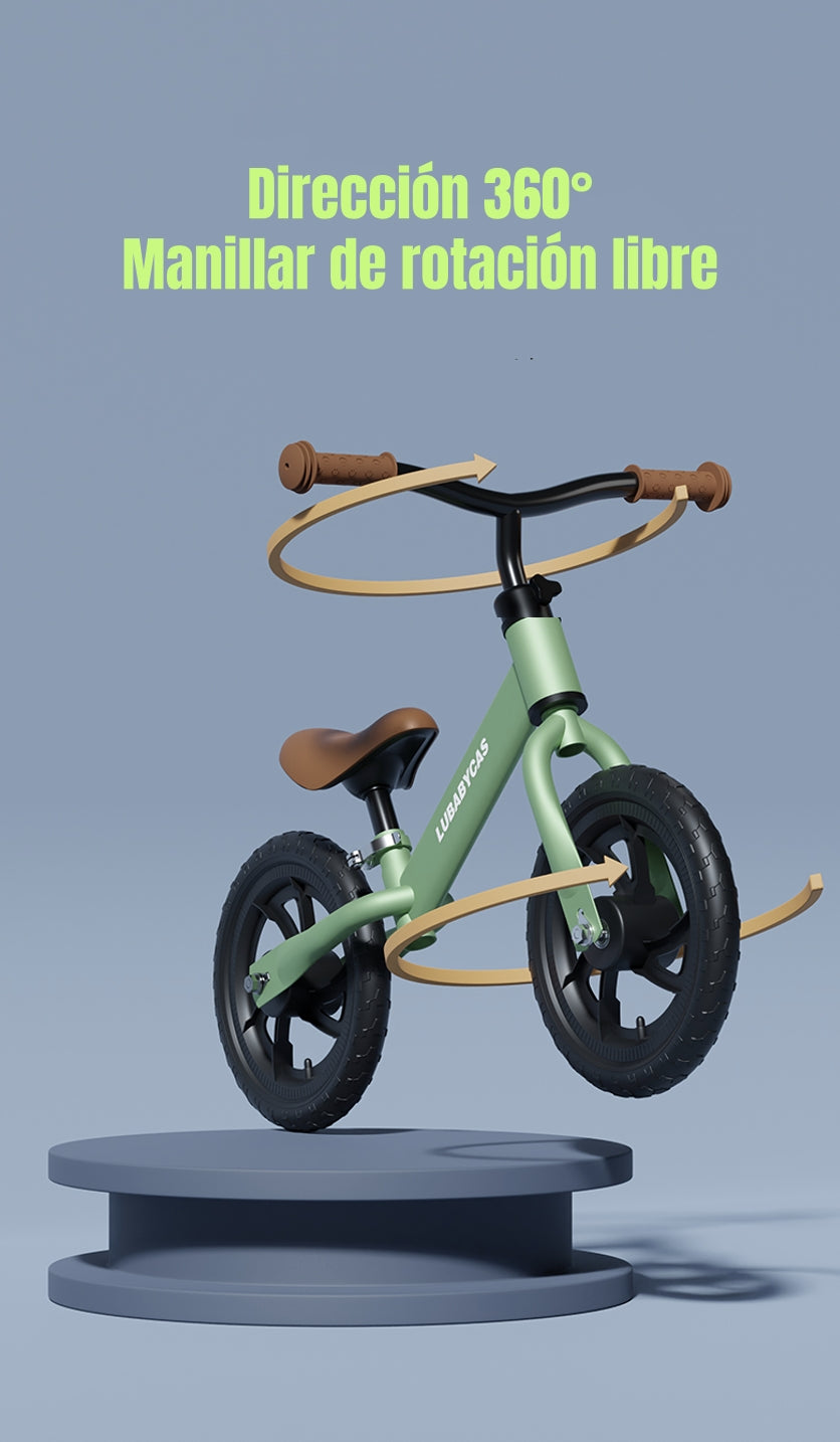 Bicicleta De Equilibrio 2-6 Años Aro 12 Acent LuBabycas