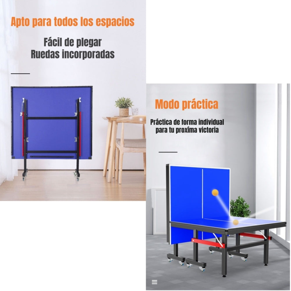 Mesa De Ping Pong Profesional Plegable Accesorios LuBabycas