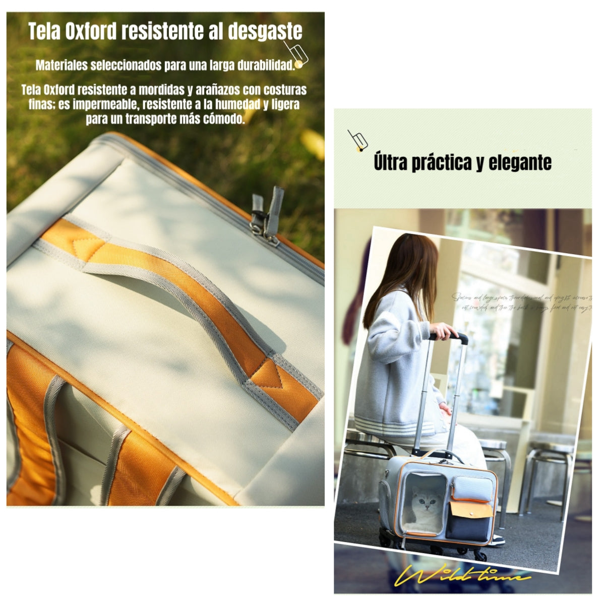 Maleta Mochila Bolso Perros Gatos 3 En 1 Cute By LuBabycas