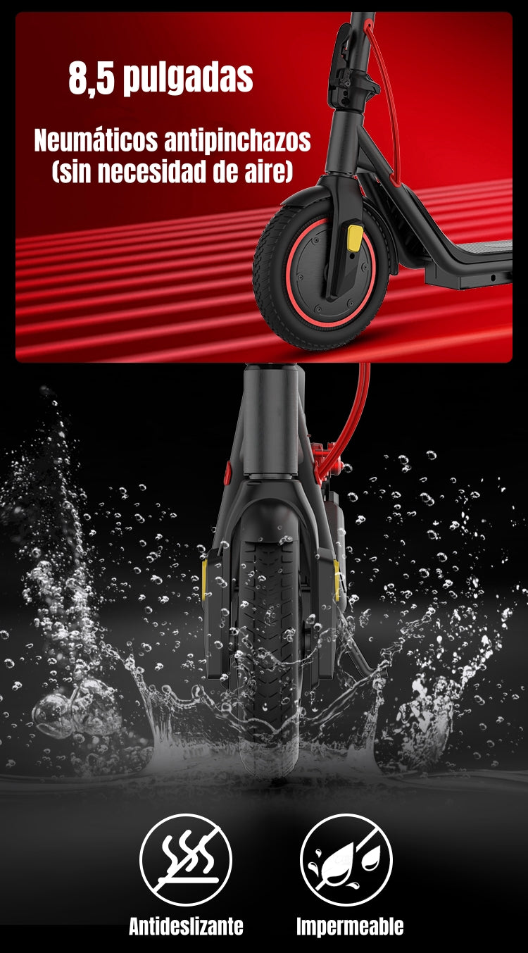 Scooter Adulto Eléctrico 30KM 36V 350W M2 Negro