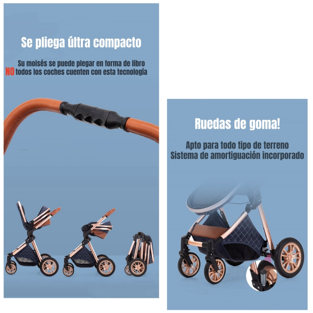 Coche Cuna Multifuncional Con Accesorios Cross LuBabycas