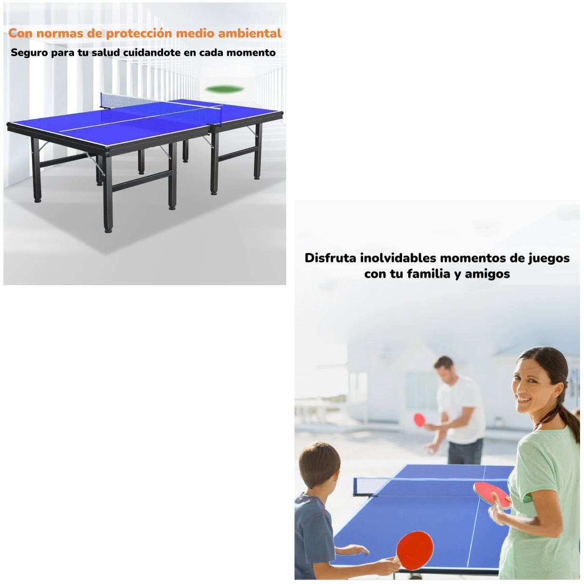 Mesa De Ping Pong Profesional Plegable 274CM By LuBabycas