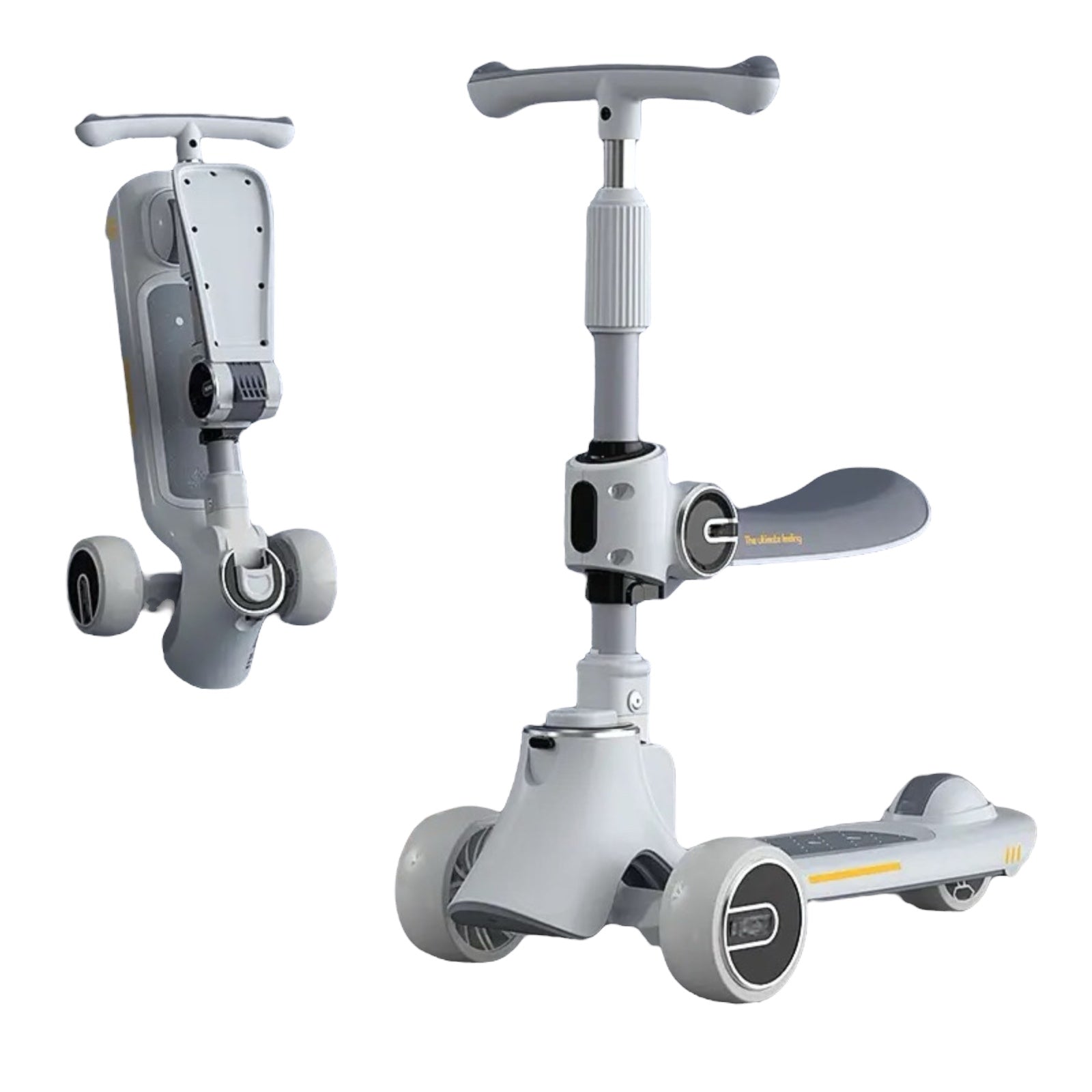 Scooter 3 Ruedas 2 en 1 Últra Resistente LuBabycas Gris