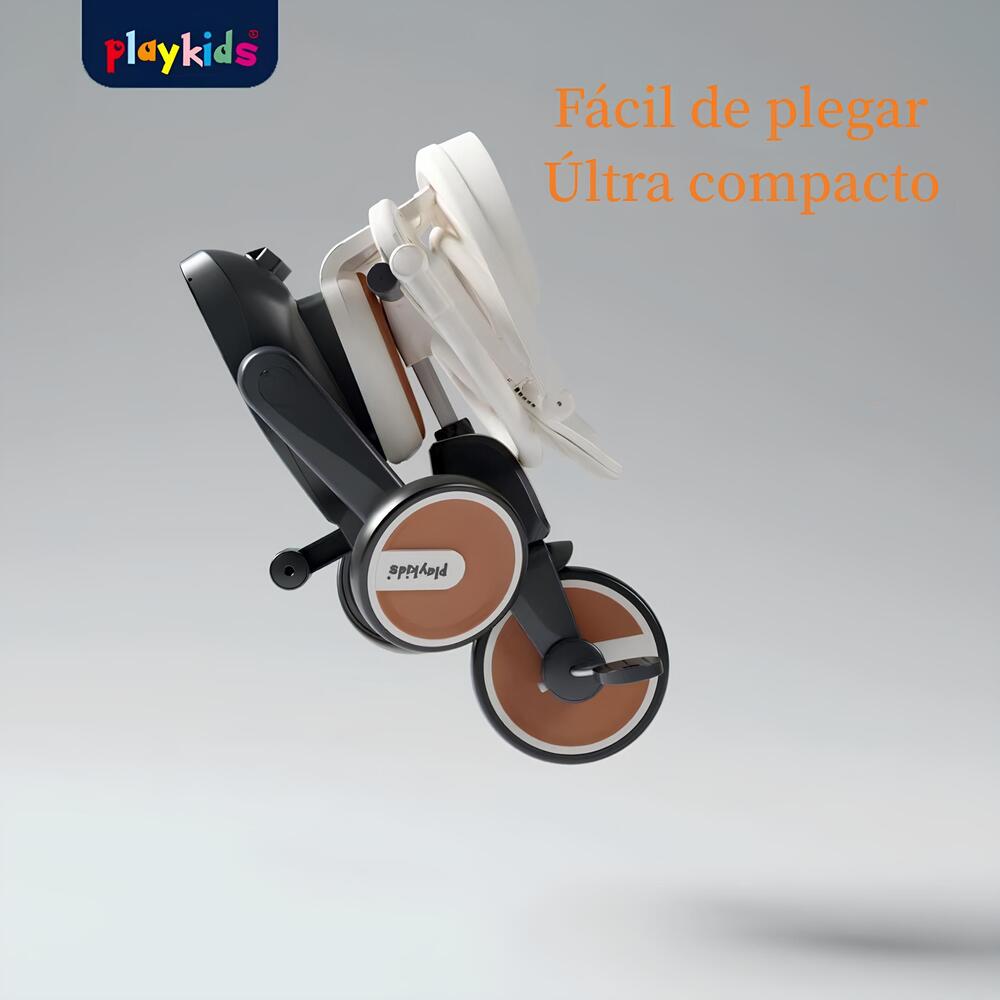 Triciclo De Paseo 360° Y Balance 6 En 1 Plegable Negro