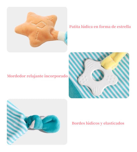 Peluche De Apego Sensorial Algodón Zimba Lubabycas