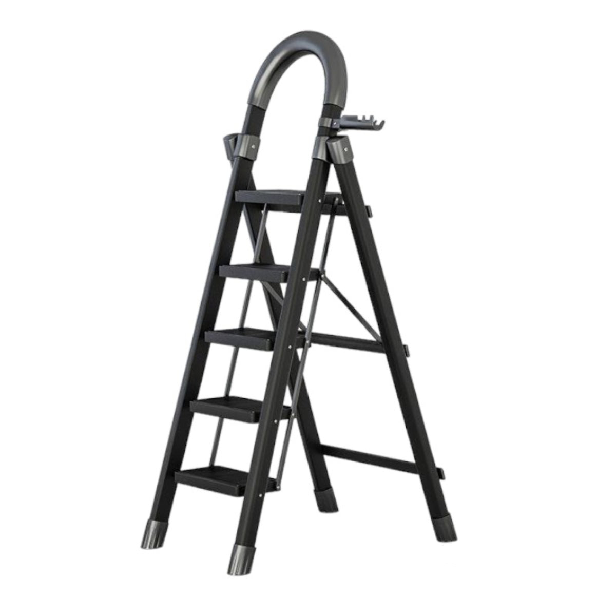 Escalera De Acero Plegable Con 5 Escalones By LuBabycas