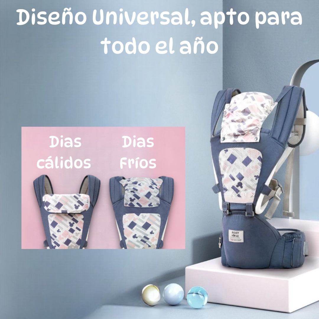 Portabebé Ergonomico 6 En 1 Rosado By Lubabycas