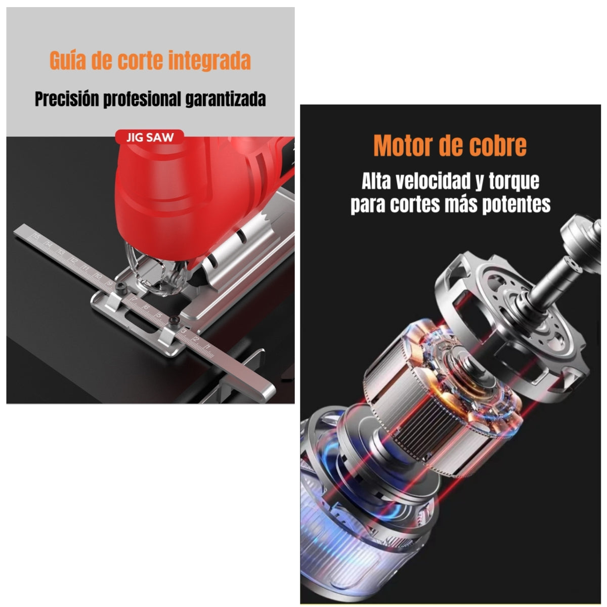 Sierra Caladora 710w 3000rpm 10 Hojas Sierra G03