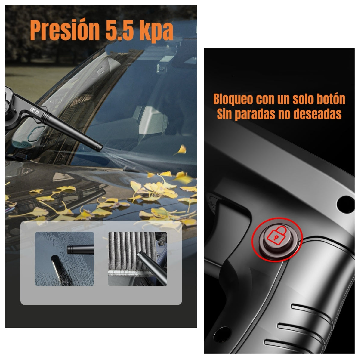 Sopladora Aspiradora Inalámbrica 2 Baterías 21V C01