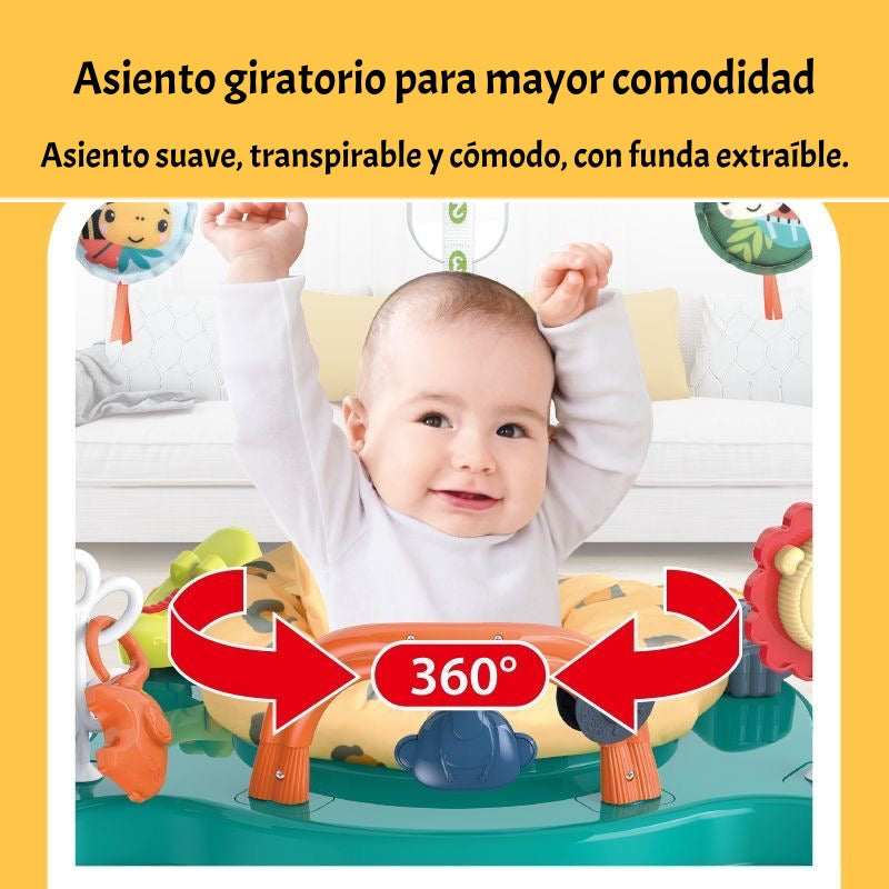 Saltarín Bebé Centro De Actividad Musical Smile LuBabycas