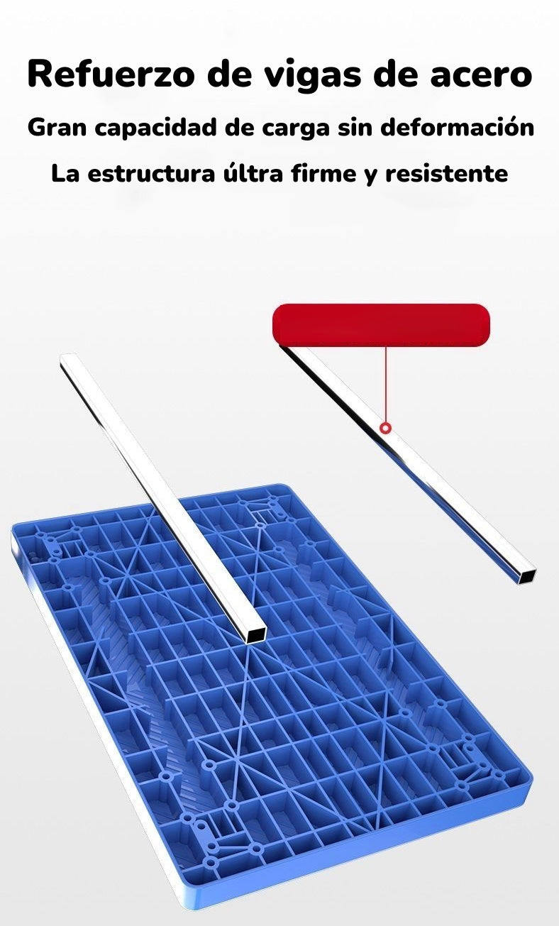 Carro De Carga Plegable Plataforma 500KG 90x60cm LuBabycas