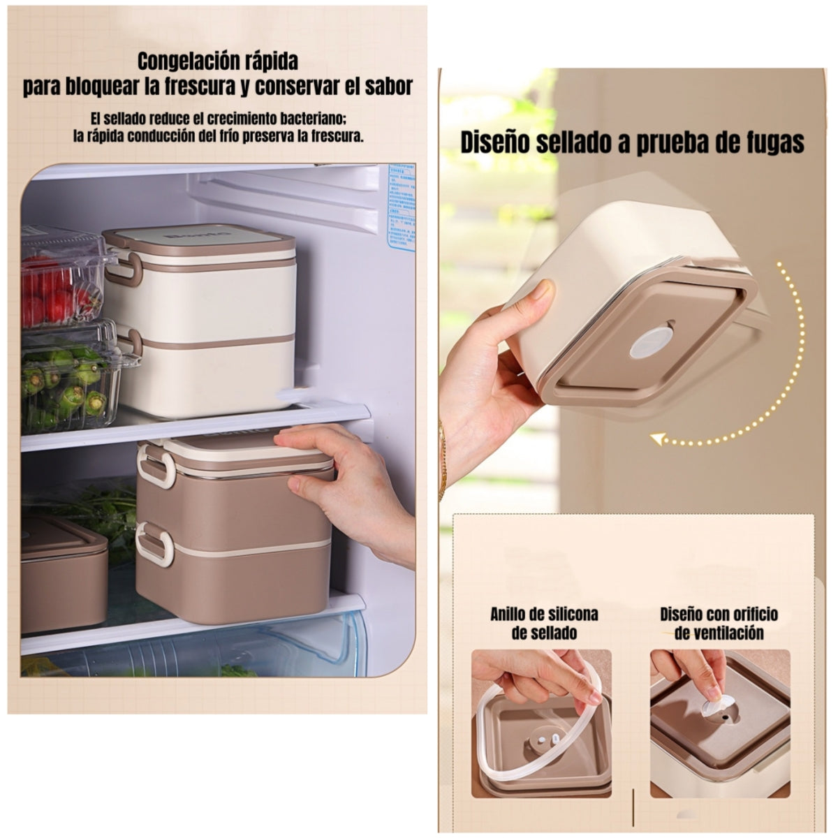 Lonchera Fiambrera Calentadora Bolso Térmico Dinner