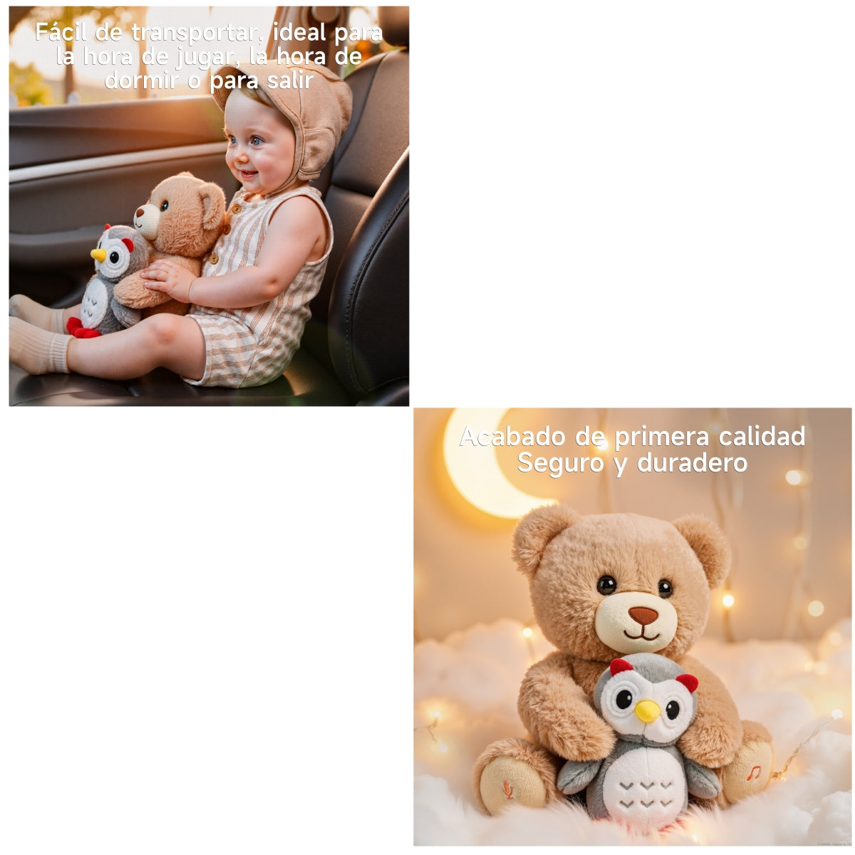 Peluche Interactivo Oso Musical Grabación JP008 LuBabycas