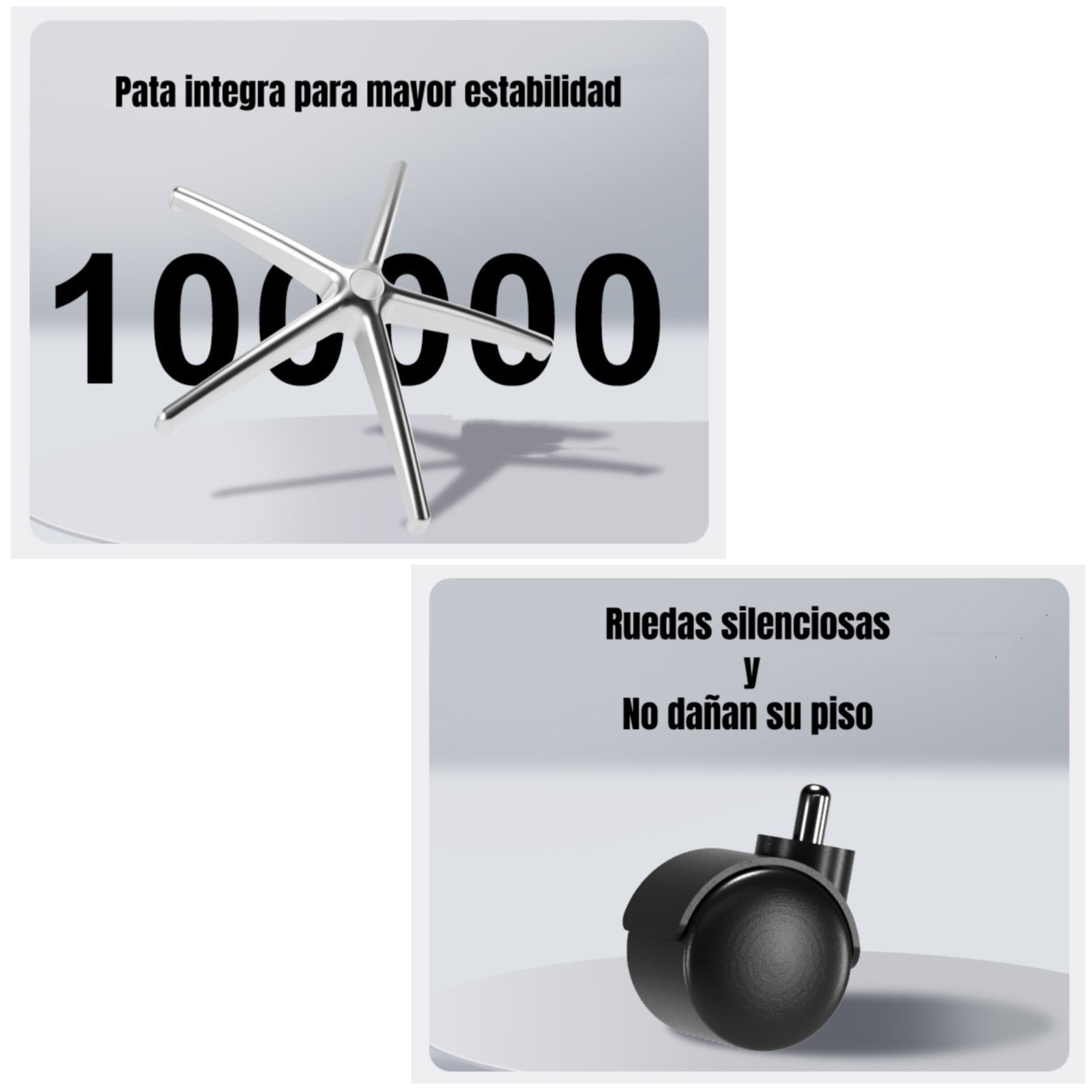 Silla De Escritorio Reclinable Con Reposapies E16 Negra