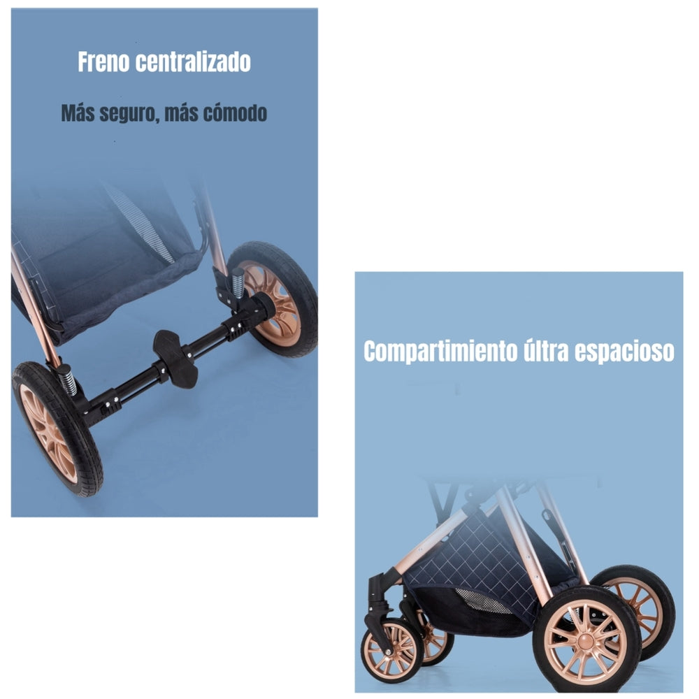 Coche Cuna Multifuncional Con Accesorios Cross LuBabycas