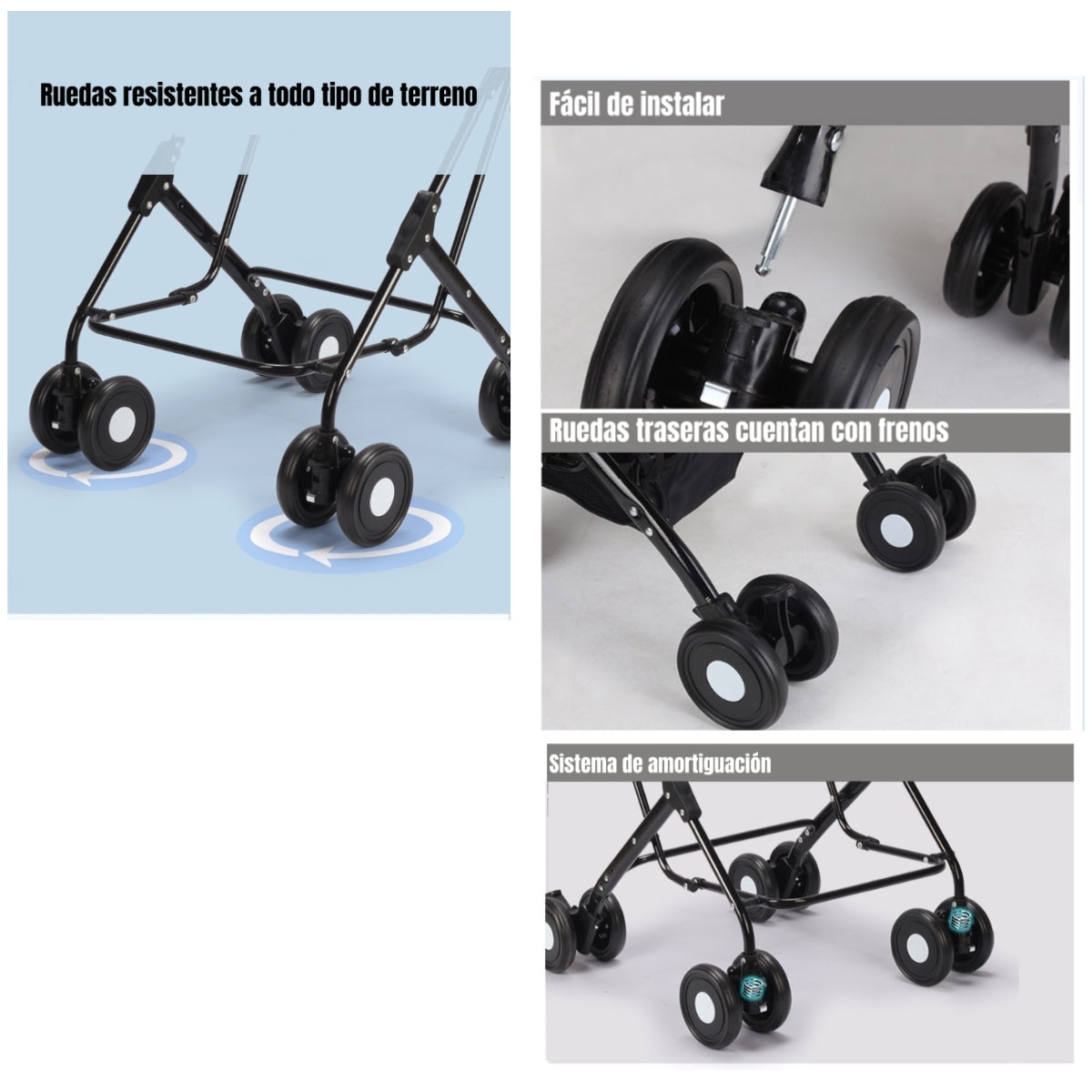 Cochecito Doble Para Mascotas Acura By LuBabycas