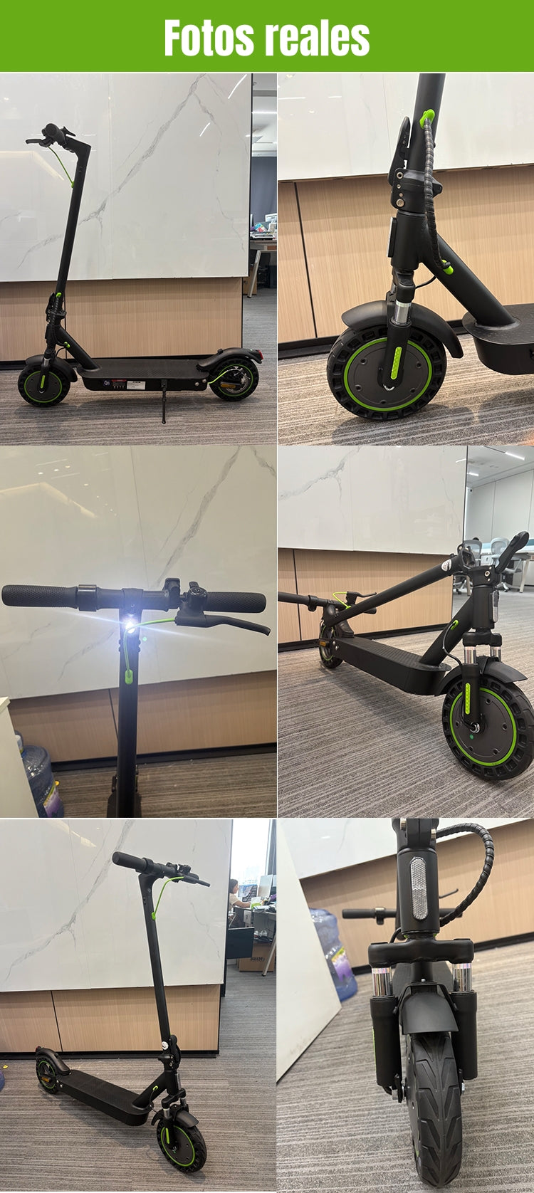 Scooter Eléctrico Aluminio Con APP 50KM 36V 500W E5Max