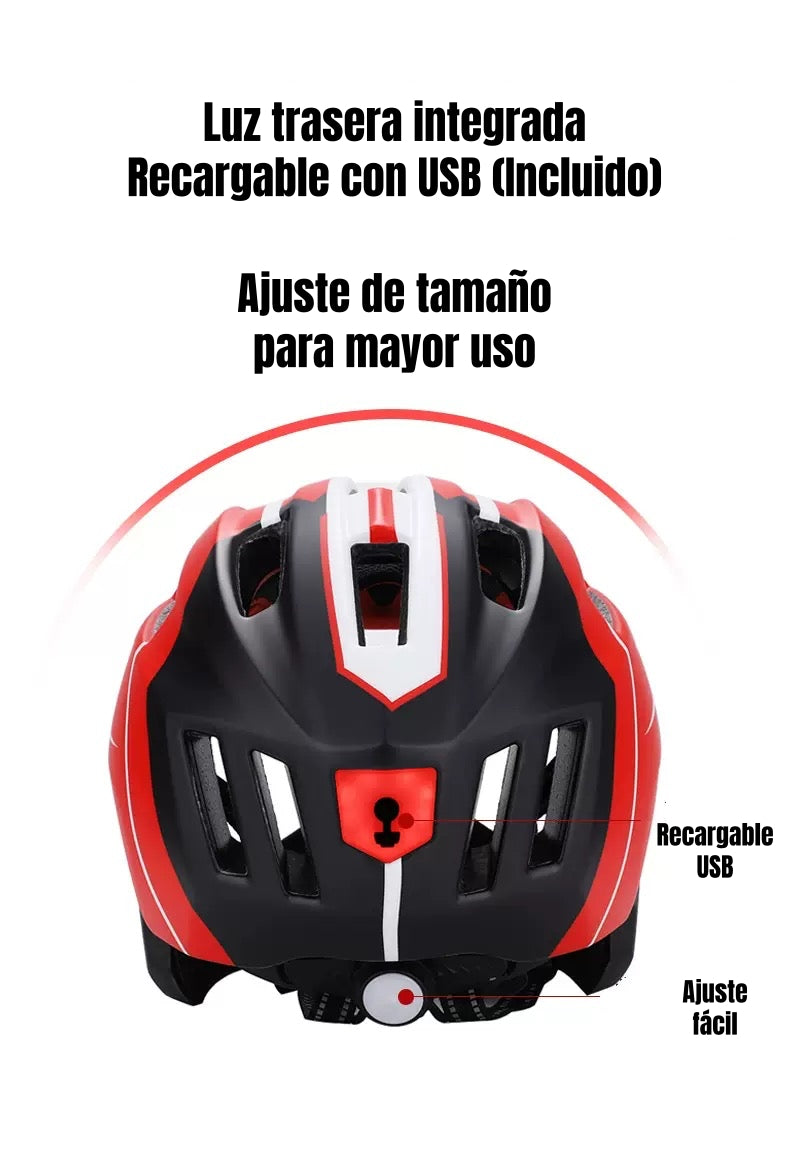 Casco Integral Infantil Bici 2 En 1 Slight Negro LuBabycas