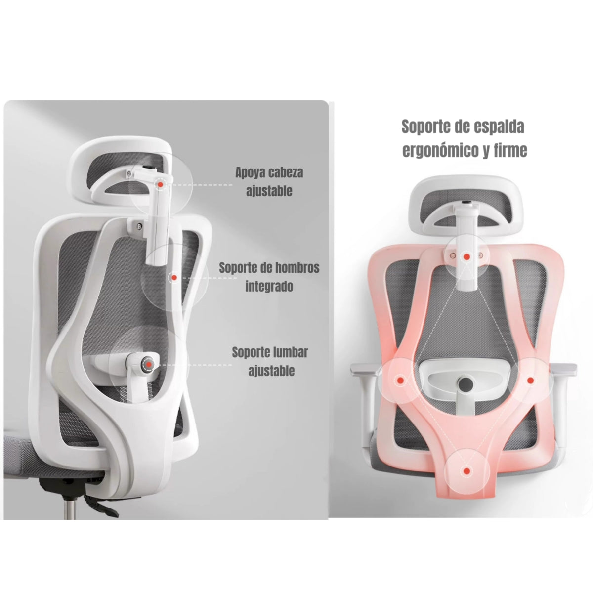 Silla de Escritorio W205 Con Apoya Pies Negra LuBabycas