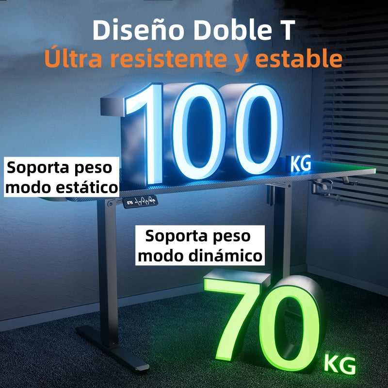 Escritorio Eléctrico Regulable Warrior 120cm LuBabycas