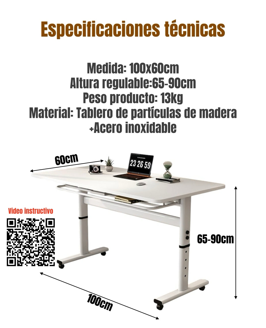 Escritorio Moment Plegable Regulable Móvil
