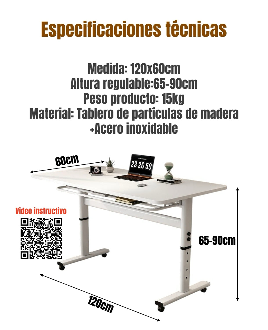 Escritorio Moment Plegable Regulable Móvil