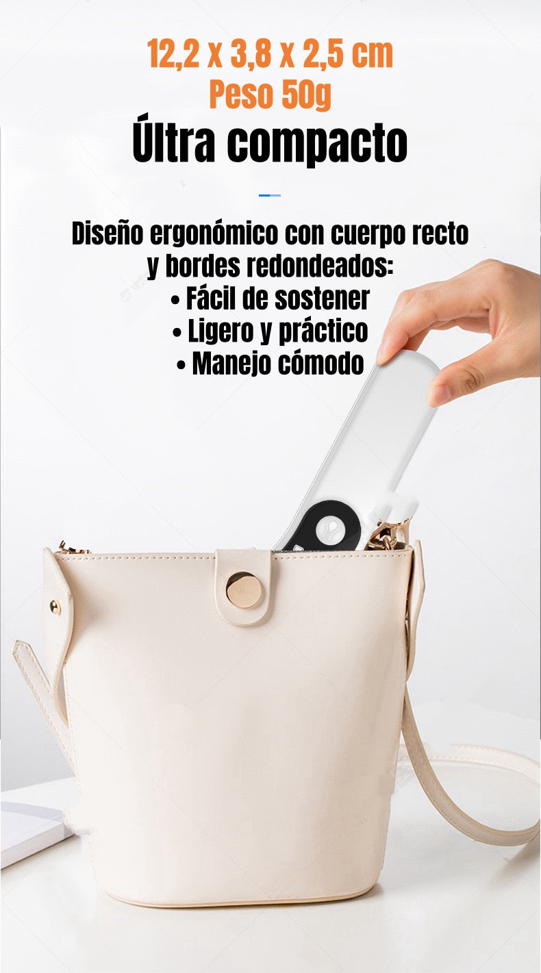 Termómetro Infrarrojo Digital Recargable M6 Blanco LuBabycas