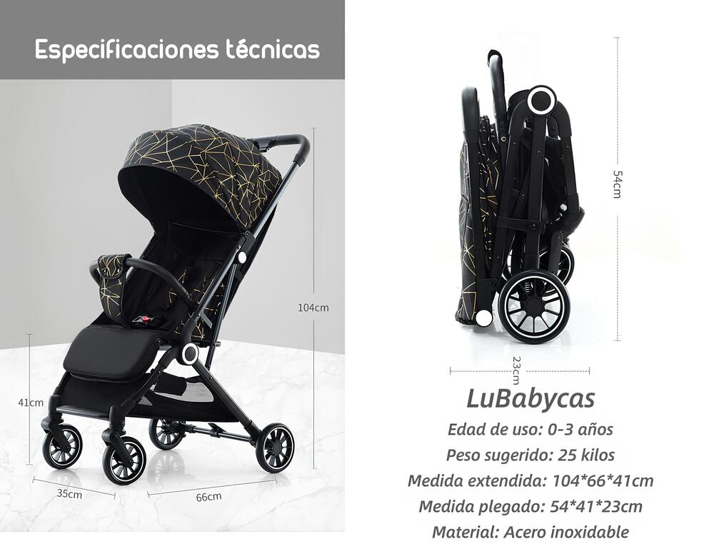 Coche De Paseo Últra Compacto Go Travel LuBabycas