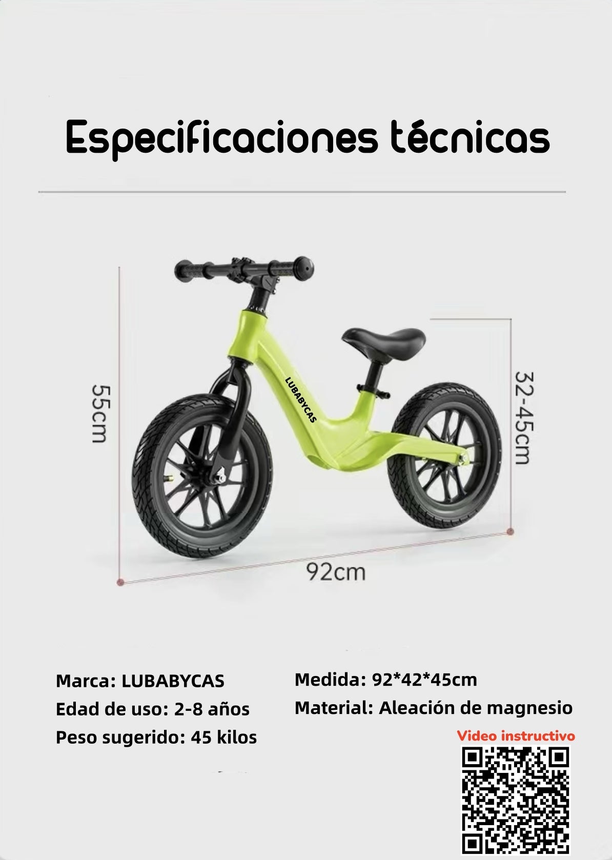 Bicicleta de Equilibrio Star LuBabycas