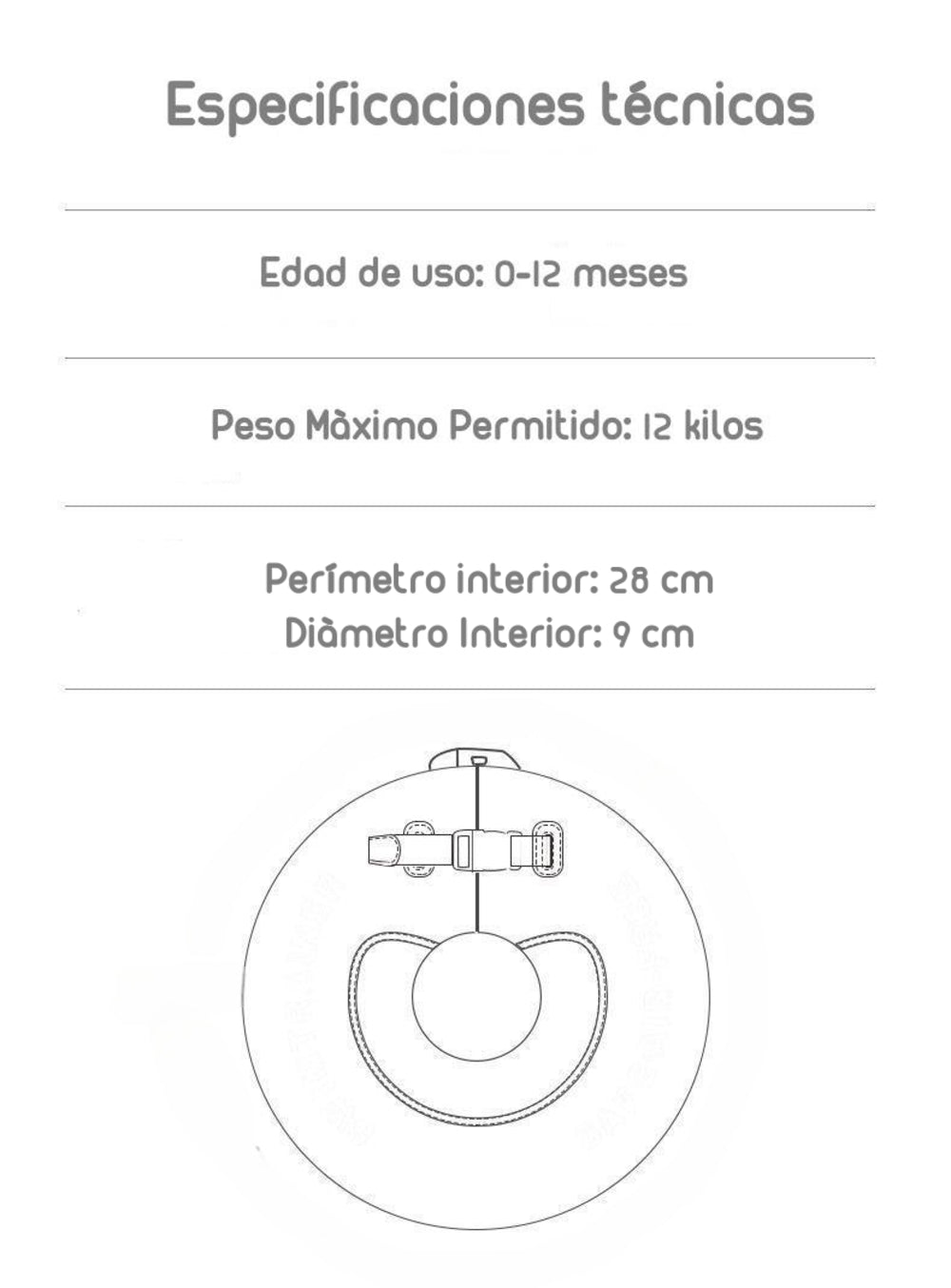 Flotador de Cuello Model 1 LuBabycas