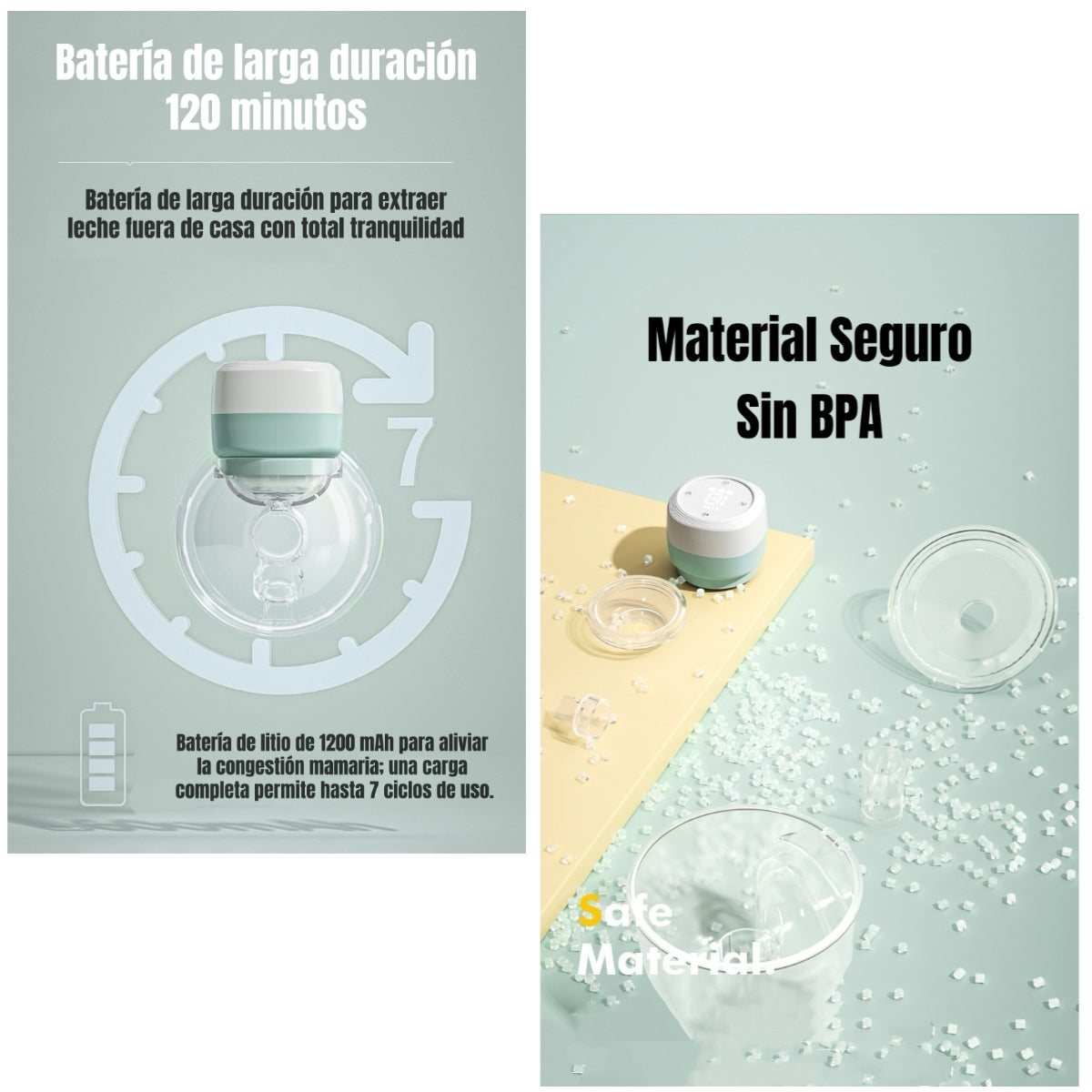 Extractor De Leche Eléctrico Manos Libre W103 LuBabycas