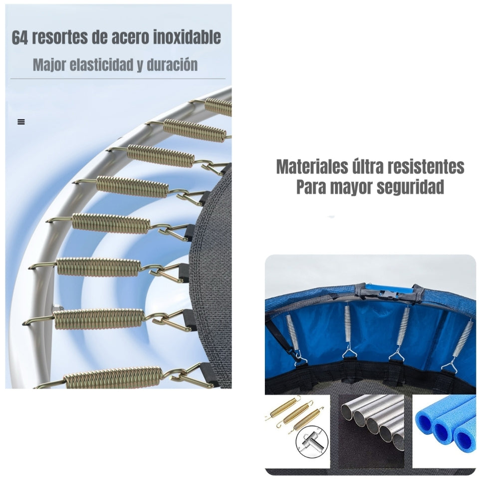 Cama Elástica Trampoline 305cm Con Escalera LuBabycas