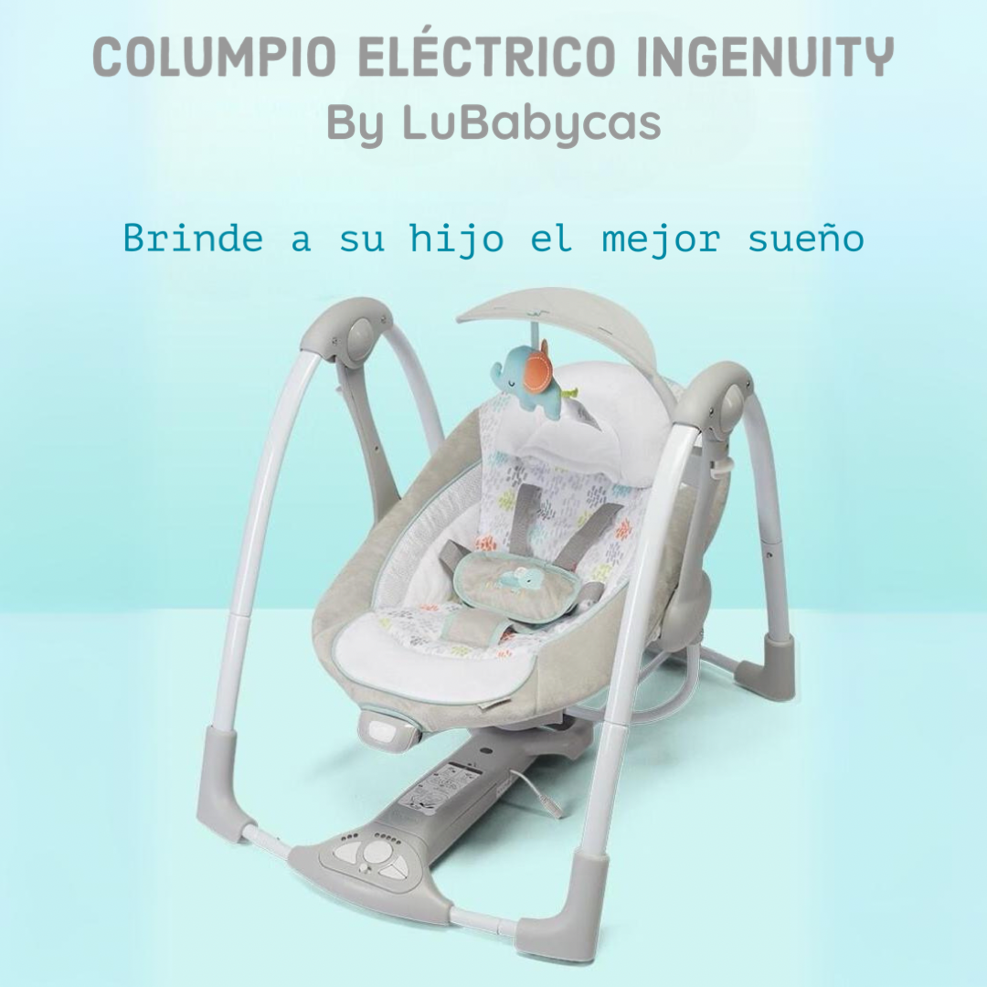 Columpio Mecedora Eléctrico Vibración Ingenuity Lubabycas