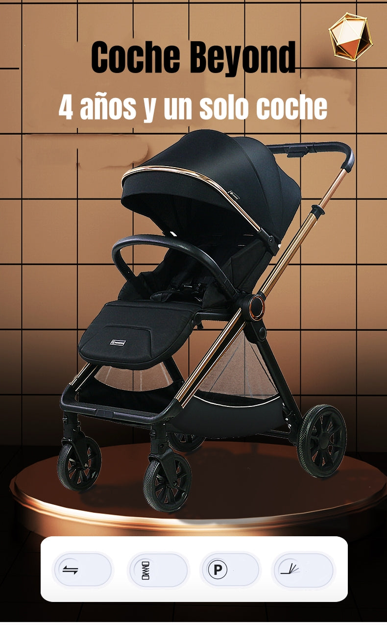 Coche De Paseo 0-4 Años Aluminio Gris Beyond By LuBabycas